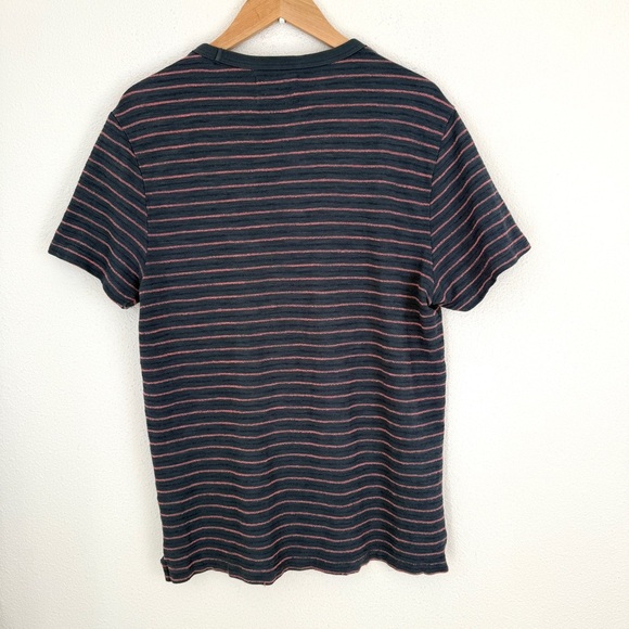 Sol Angeles Stripe Boucle Shirt Tee Large - Picture 5 of 7